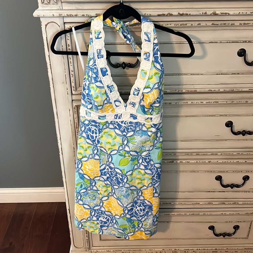 Lilly Pulitzer dress halter